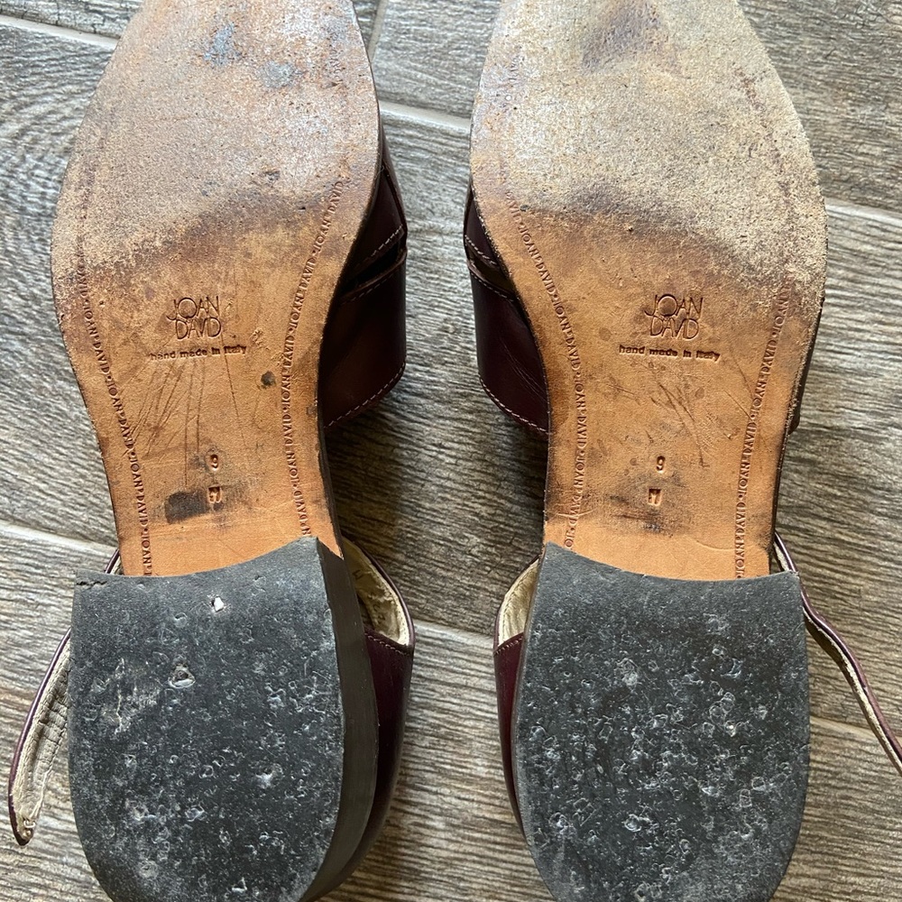 Joan & David weaved brown sandal flat - Picture 6 of 6